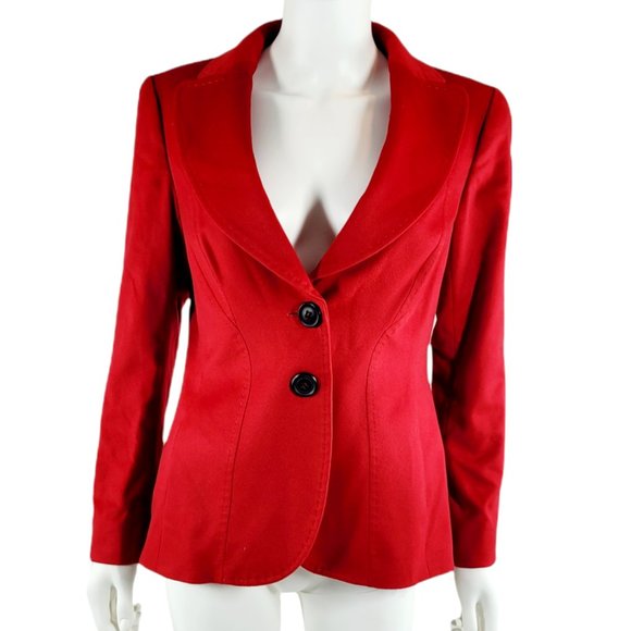 Escada Red Blazer - Picture 1 of 8